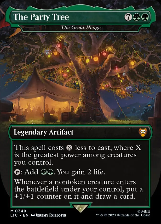 2023 Tales of Middle-earth Commander The Great Henge #348 mythic card image