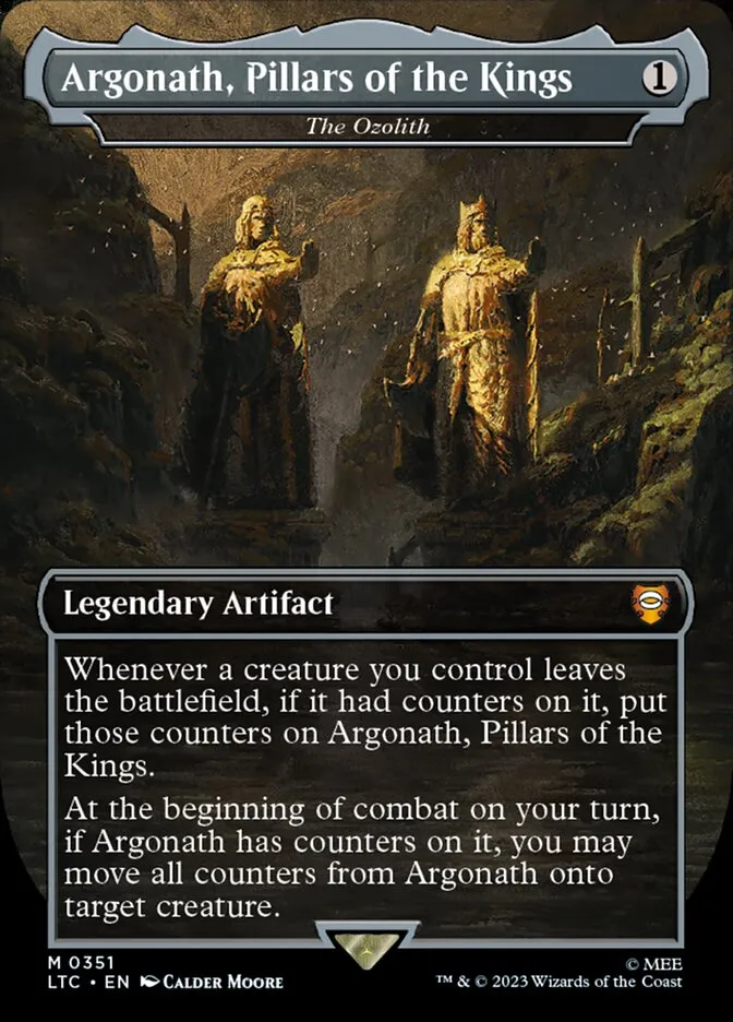2023 Tales of Middle-earth Commander The Ozolith #351 mythic card image