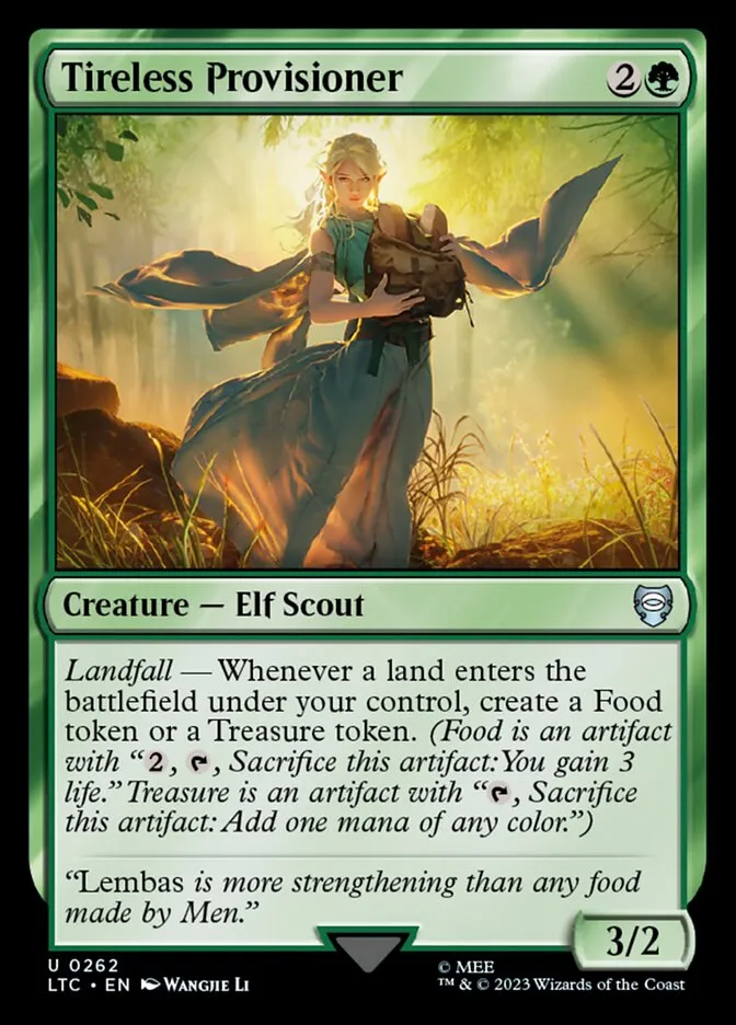 2023 Tales of Middle-earth Commander Tireless Provisioner #262 uncommon card image