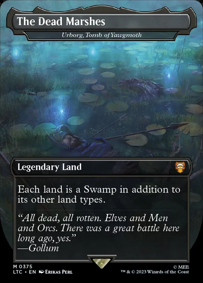 2023 Tales of Middle-earth Commander Urborg, Tomb of Yawgmoth #375 mythic card image