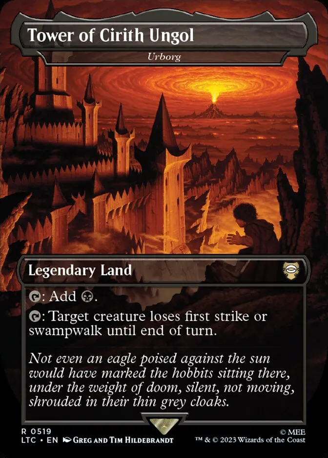 2023 Tales of Middle-earth Commander Urborg #519 rare card image