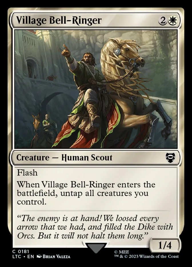 2023 Tales of Middle-earth Commander Village Bell-Ringer common #181 common card image