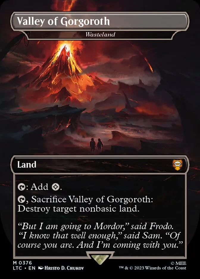 2023 Tales of Middle-earth Commander Wasteland #376 mythic card image