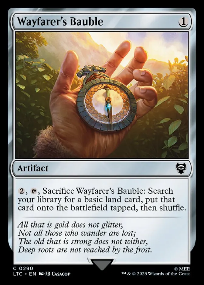 2023 Tales of Middle-earth Commander Wayfarer's Bauble common #290 common card image