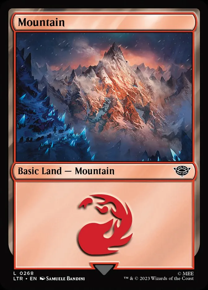 2023 The Lord of the Rings: Tales of Middle-earth Mountain #268 common card image