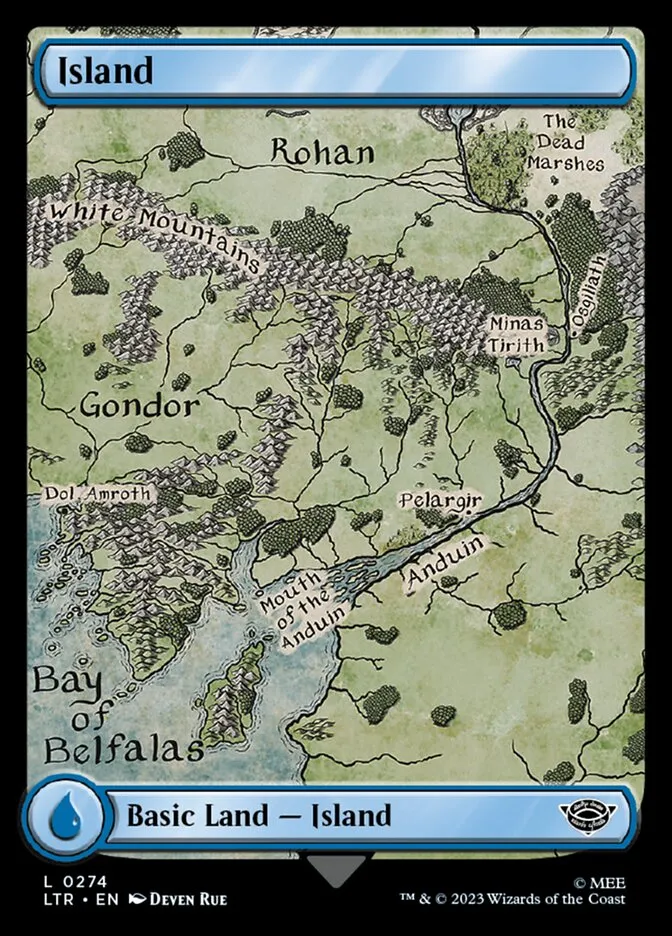 2023 The Lord of the Rings: Tales of Middle-earth Island #274 common card image