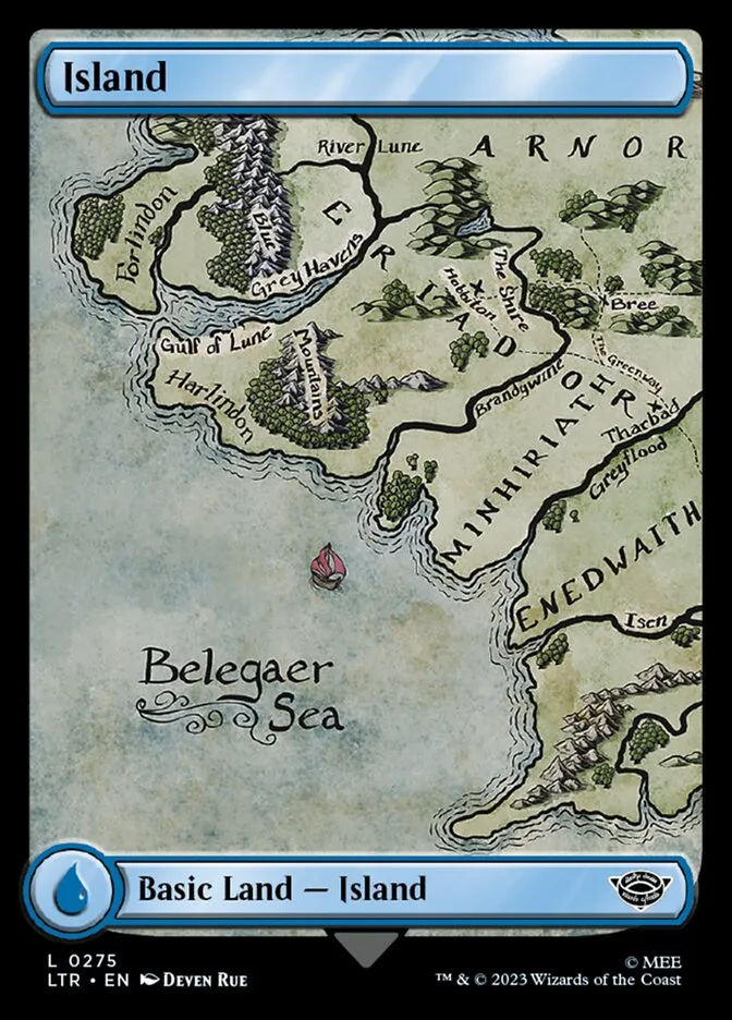 2023 The Lord of the Rings: Tales of Middle-earth Island #275 common card image