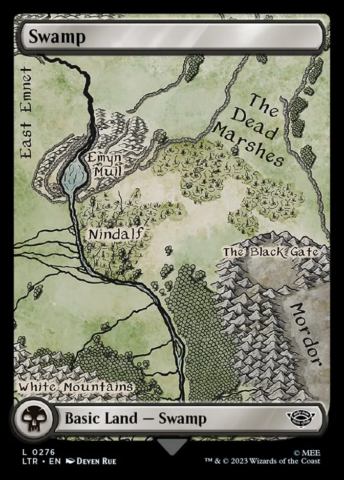 2023 The Lord of the Rings: Tales of Middle-earth Swamp #276 common card image
