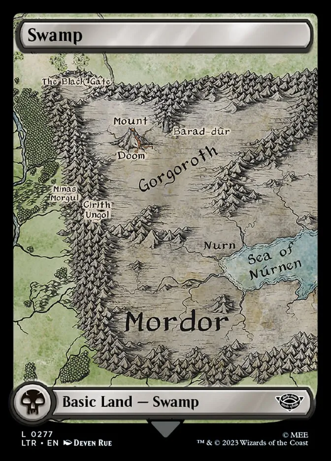 2023 The Lord of the Rings: Tales of Middle-earth Swamp #277 common card image