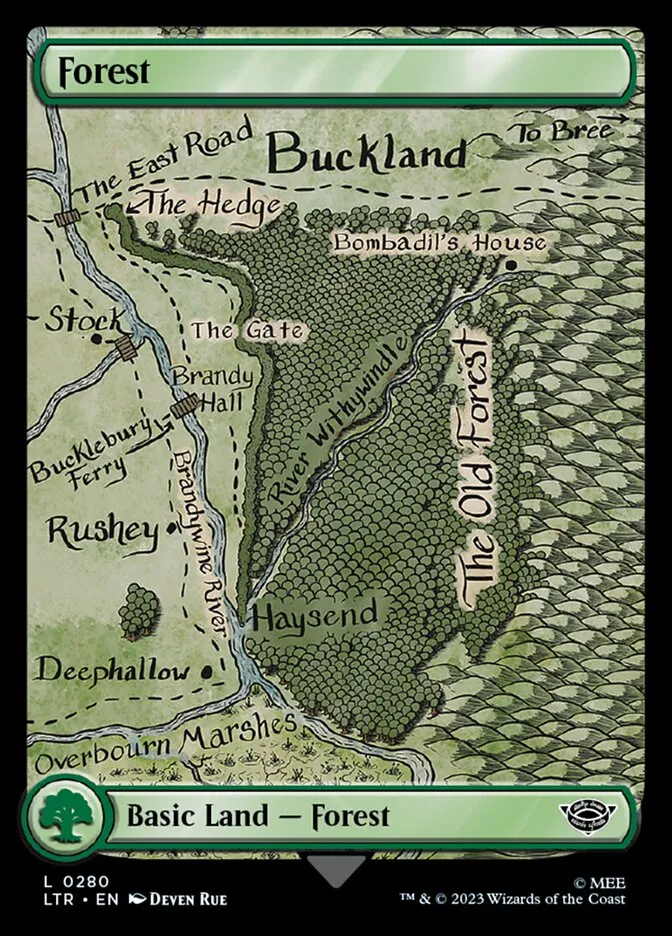 2023 The Lord of the Rings: Tales of Middle-earth Forest #280 common card image