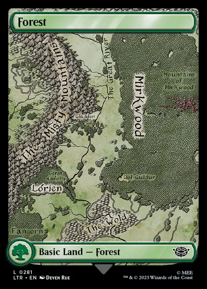 2023 The Lord of the Rings: Tales of Middle-earth Forest #281 common card image
