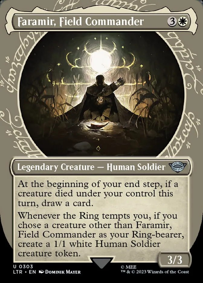 2023 The Lord of the Rings: Tales of Middle-earth Faramir, Field Commander #303 uncommon card image