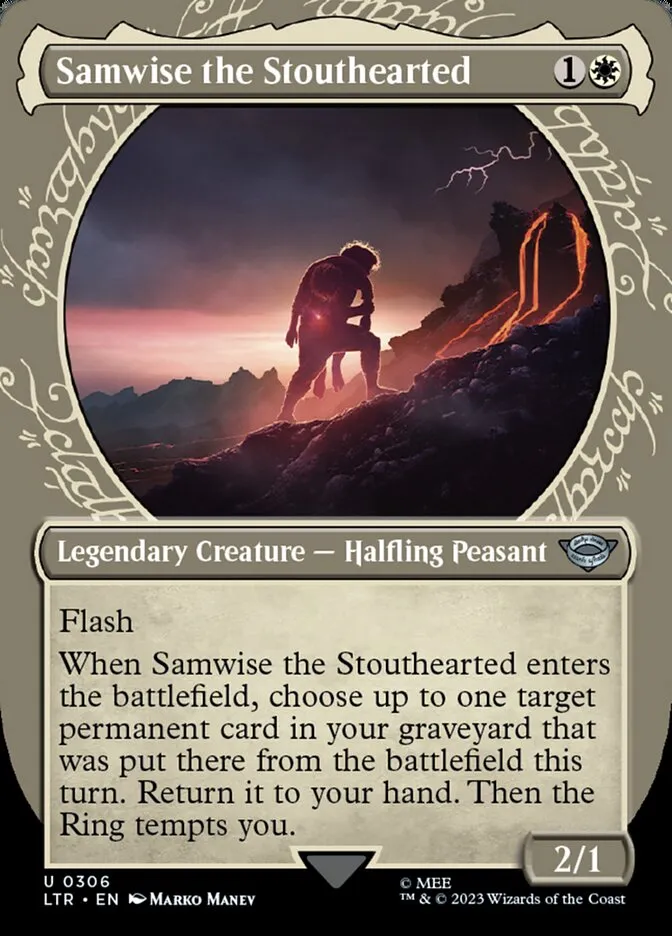 2023 The Lord of the Rings: Tales of Middle-earth Samwise the Stouthearted #306 uncommon card image