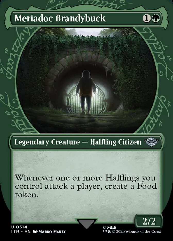 2023 The Lord of the Rings: Tales of Middle-earth Meriadoc Brandybuck #314 uncommon card image