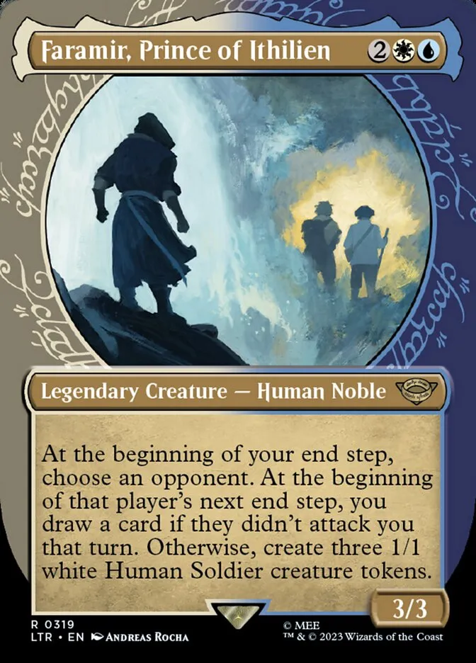 2023 The Lord of the Rings: Tales of Middle-earth Faramir, Prince of Ithilien #319 rare card image