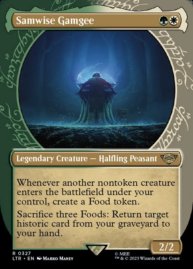 2023 The Lord of the Rings: Tales of Middle-earth Samwise Gamgee #327 rare card image