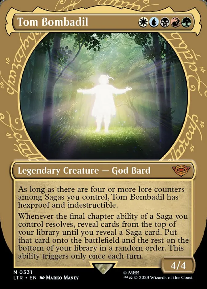 2023 The Lord of the Rings: Tales of Middle-earth Tom Bombadil #331 mythic card image