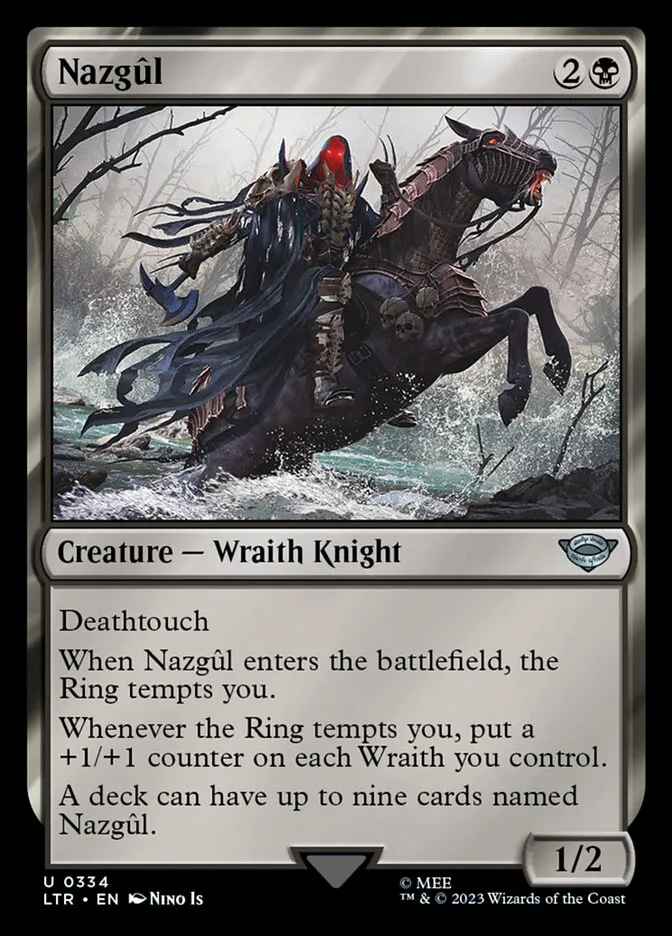 2023 The Lord of the Rings: Tales of Middle-earth Nazgûl #334 uncommon card image