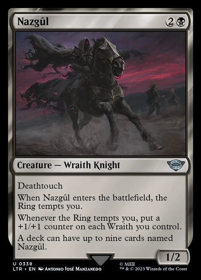 2023 The Lord of the Rings: Tales of Middle-earth Nazgûl #338 uncommon card image