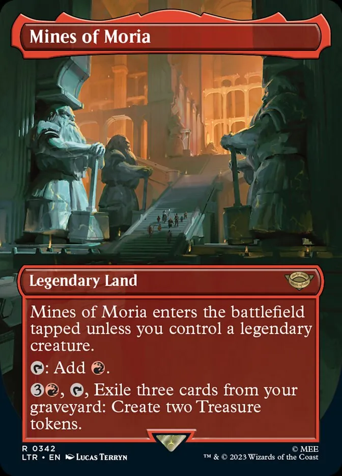 2023 The Lord of the Rings: Tales of Middle-earth Mines of Moria #342 rare card image