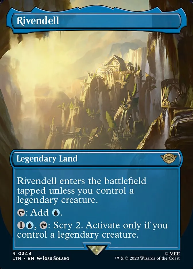 2023 The Lord of the Rings: Tales of Middle-earth Rivendell #344 rare card image