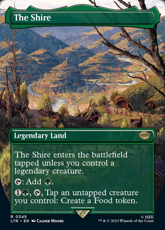2023 The Lord of the Rings: Tales of Middle-earth The Shire #345 rare card image