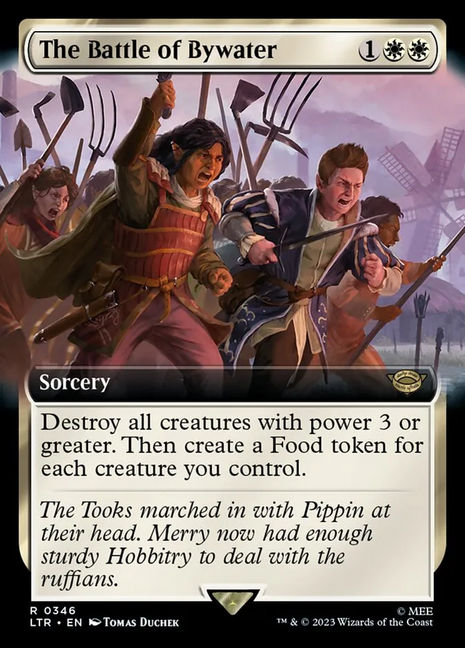 2023 The Lord of the Rings: Tales of Middle-earth The Battle of Bywater #346 rare card image