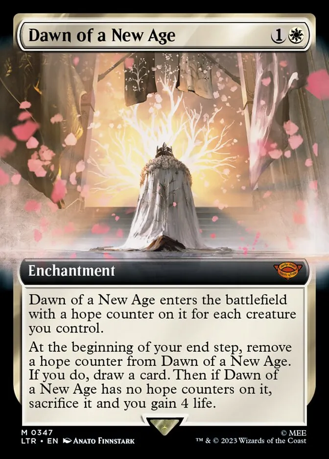 2023 The Lord of the Rings: Tales of Middle-earth Dawn of a New Age #347 mythic card image