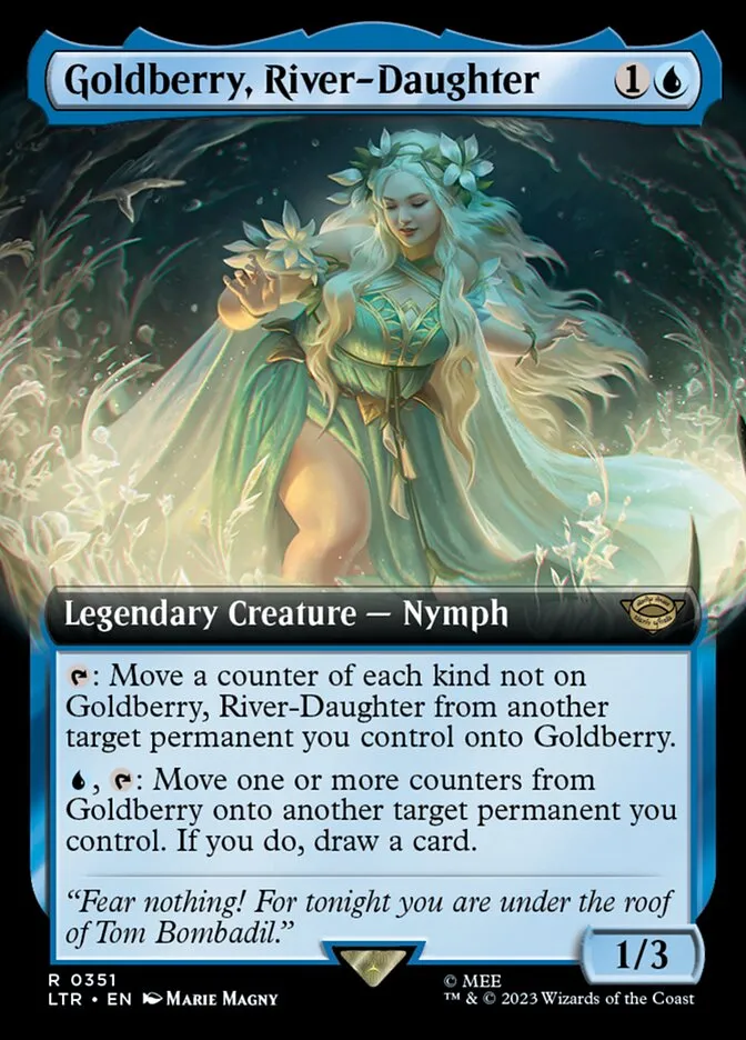 2023 The Lord of the Rings: Tales of Middle-earth Goldberry, River-Daughter #351 rare card image