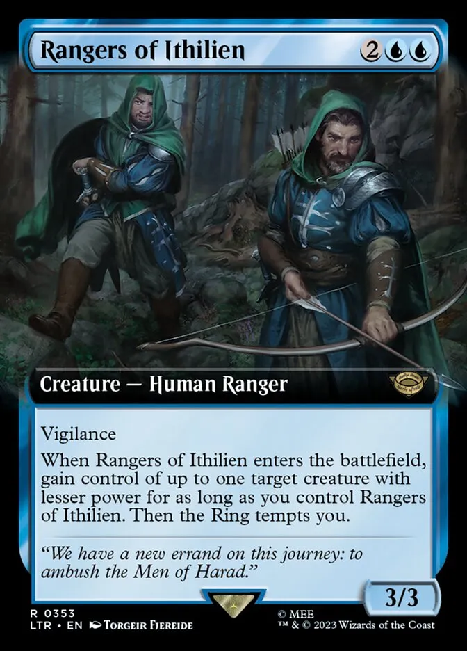 2023 The Lord of the Rings: Tales of Middle-earth Rangers of Ithilien #353 rare card image
