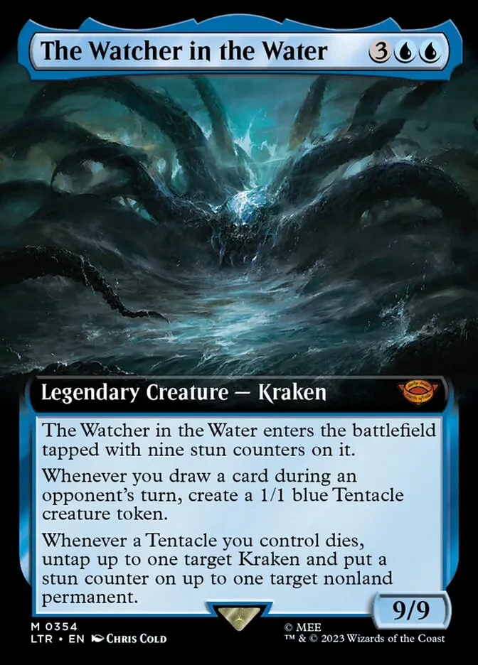 2023 The Lord of the Rings: Tales of Middle-earth The Watcher in the Water #354 mythic card image