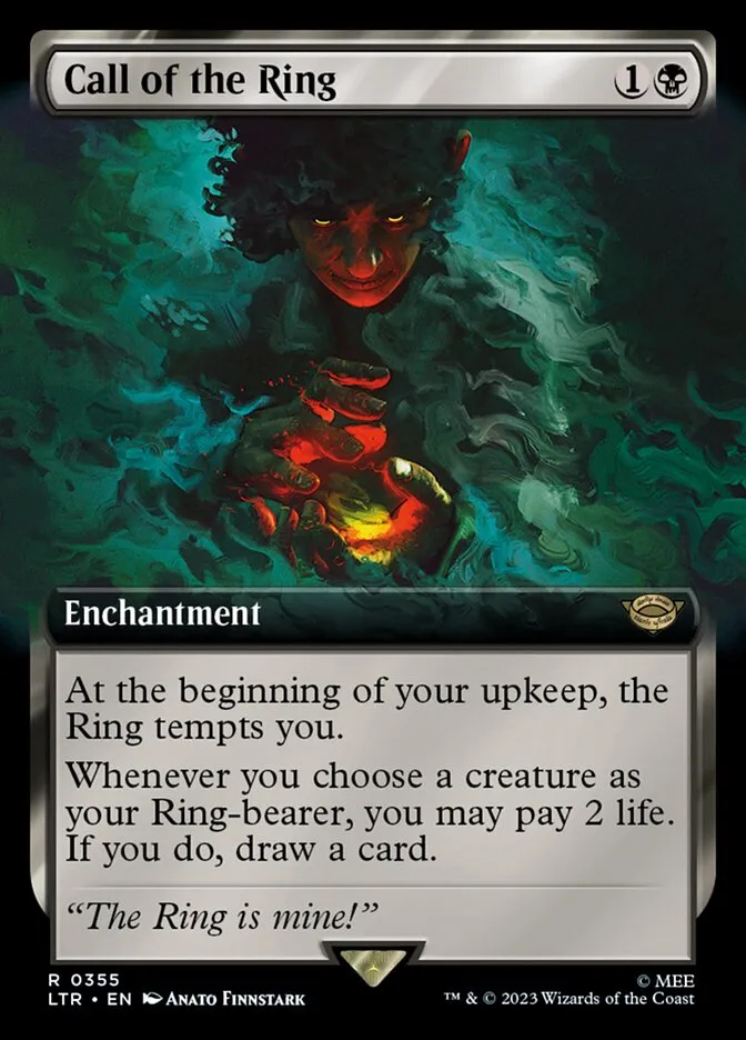 2023 The Lord of the Rings: Tales of Middle-earth Call of the Ring #355 rare card image