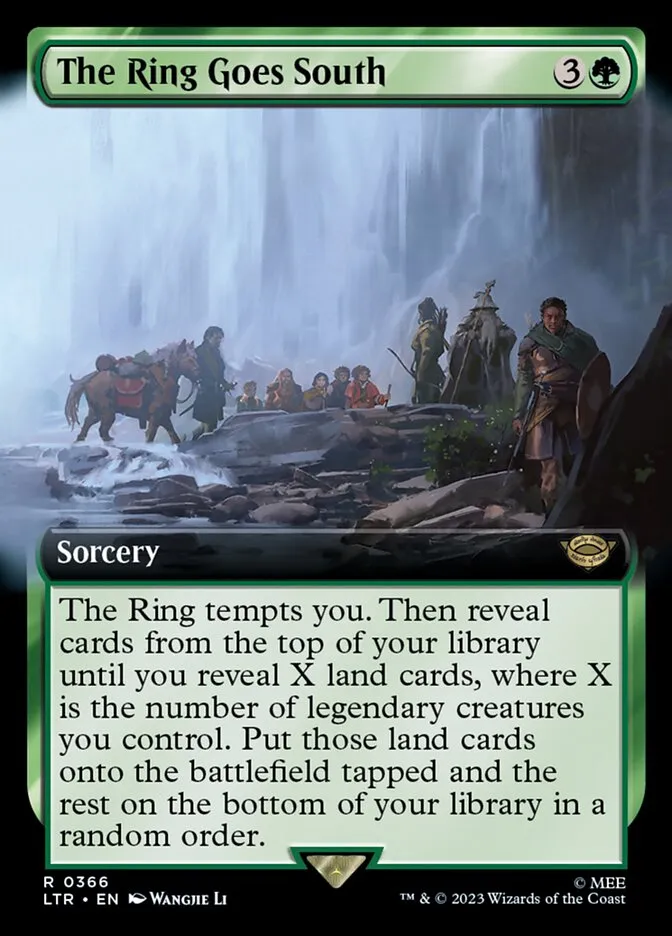 2023 The Lord of the Rings: Tales of Middle-earth The Ring Goes South #366 rare card image
