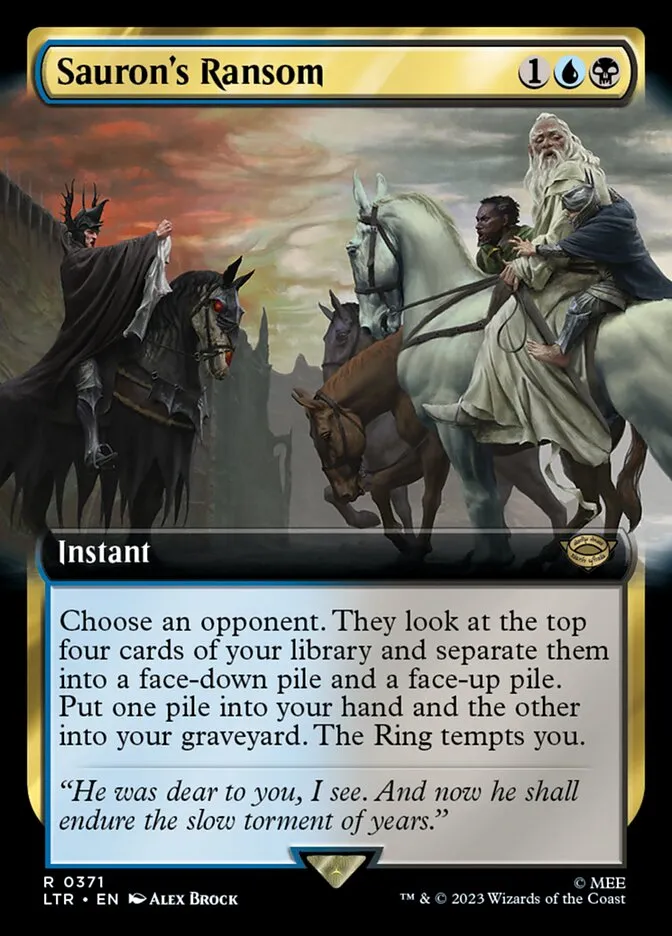 2023 The Lord of the Rings: Tales of Middle-earth Sauron's Ransom #371 rare card image