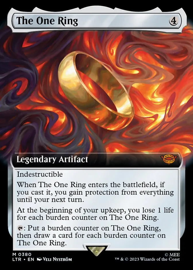 2023 The Lord of the Rings: Tales of Middle-earth The One Ring #380 mythic card image