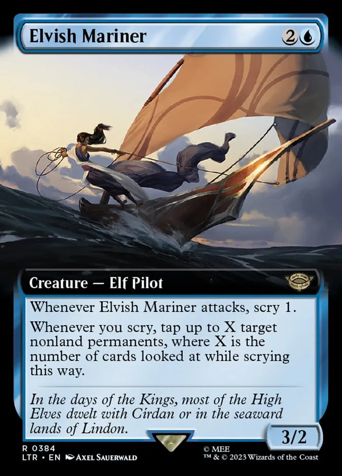 2023 The Lord of the Rings: Tales of Middle-earth Elvish Mariner #384 rare card image