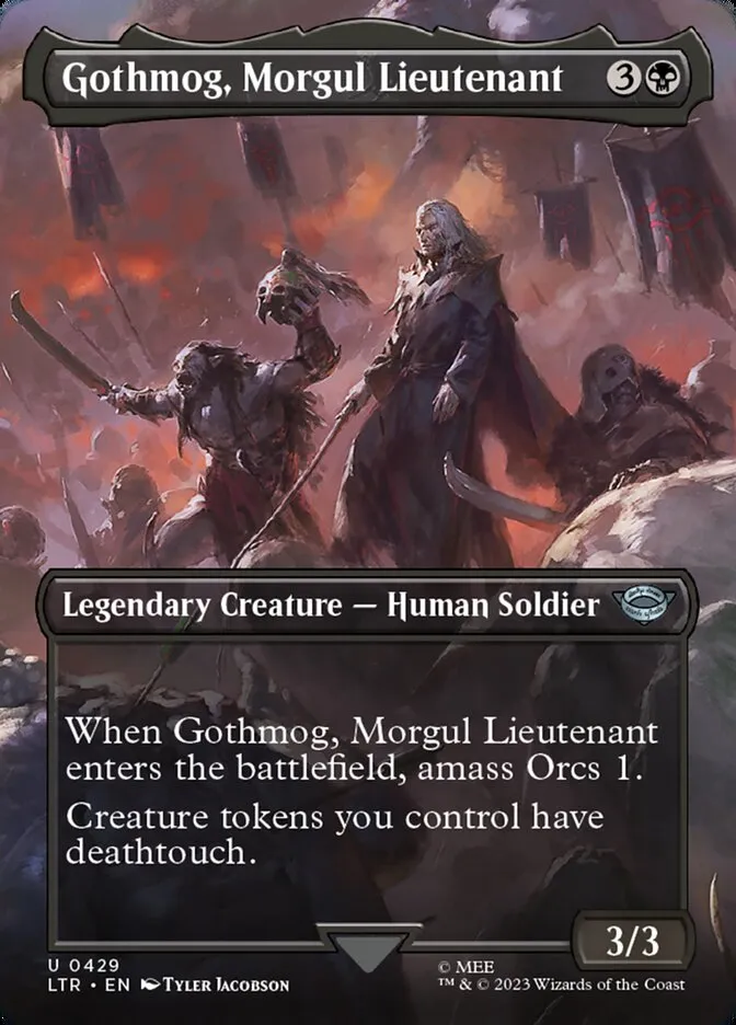 2023 The Lord of the Rings: Tales of Middle-earth Gothmog, Morgul Lieutenant #429 uncommon card image