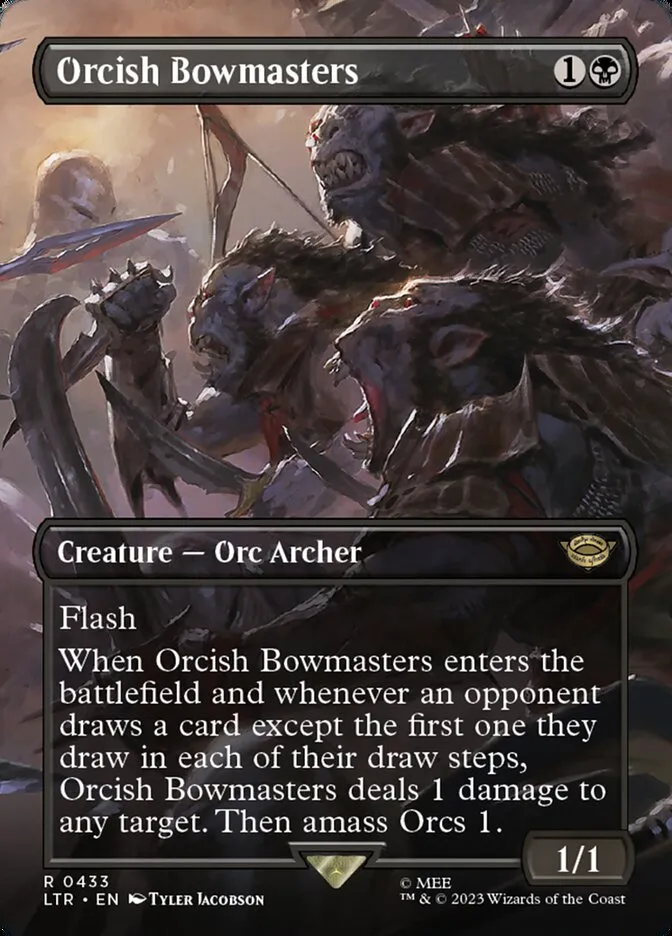 2023 The Lord of the Rings: Tales of Middle-earth Orcish Bowmasters #433 rare card image