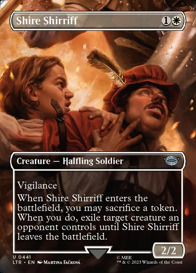 2023 The Lord of the Rings: Tales of Middle-earth Shire Shirriff #441 uncommon card image