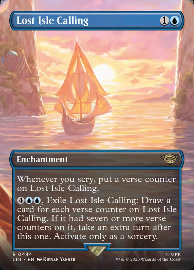 2023 The Lord of the Rings: Tales of Middle-earth Lost Isle Calling #444 rare card image