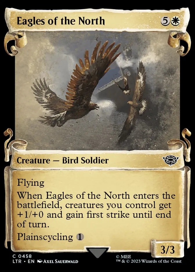 2023 The Lord of the Rings: Tales of Middle-earth Eagles of the North #458 common card image