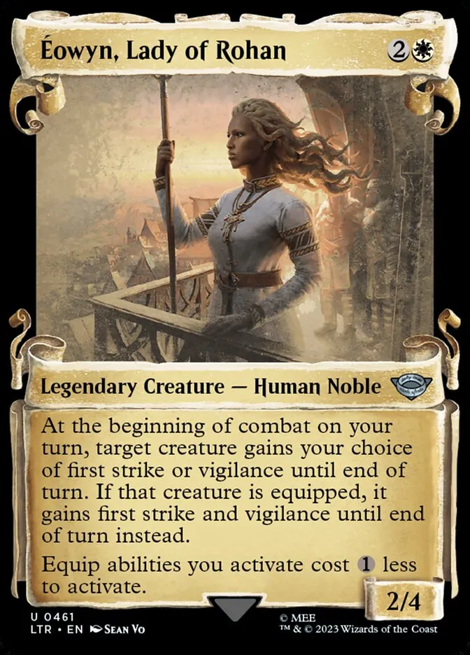 2023 The Lord of the Rings: Tales of Middle-earth Éowyn, Lady of Rohan #461 uncommon card image