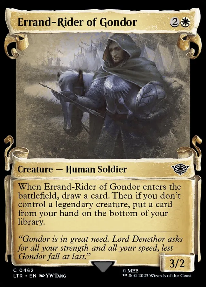 2023 The Lord of the Rings: Tales of Middle-earth Errand-Rider of Gondor #462 common card image