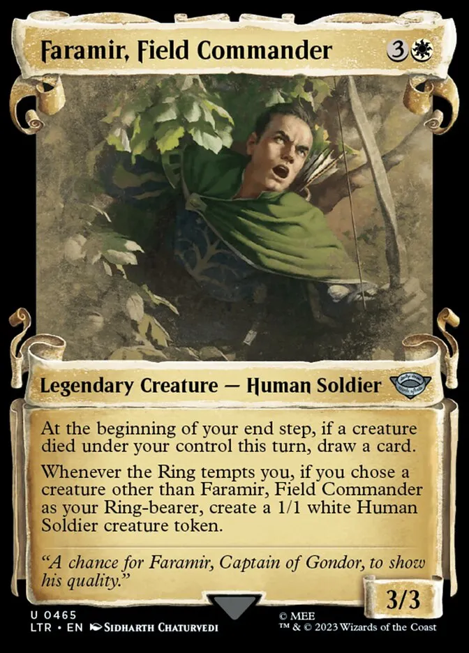 2023 The Lord of the Rings: Tales of Middle-earth Faramir, Field Commander #465 uncommon card image