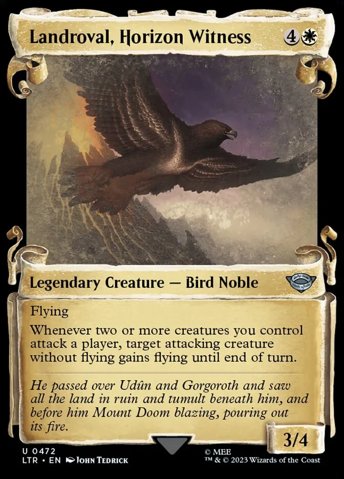 2023 The Lord of the Rings: Tales of Middle-earth Landroval, Horizon Witness #472 uncommon card image