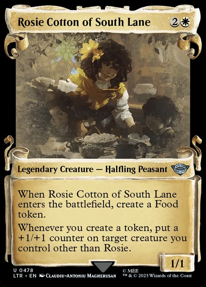 2023 The Lord of the Rings: Tales of Middle-earth Rosie Cotton of South Lane #478 uncommon card image