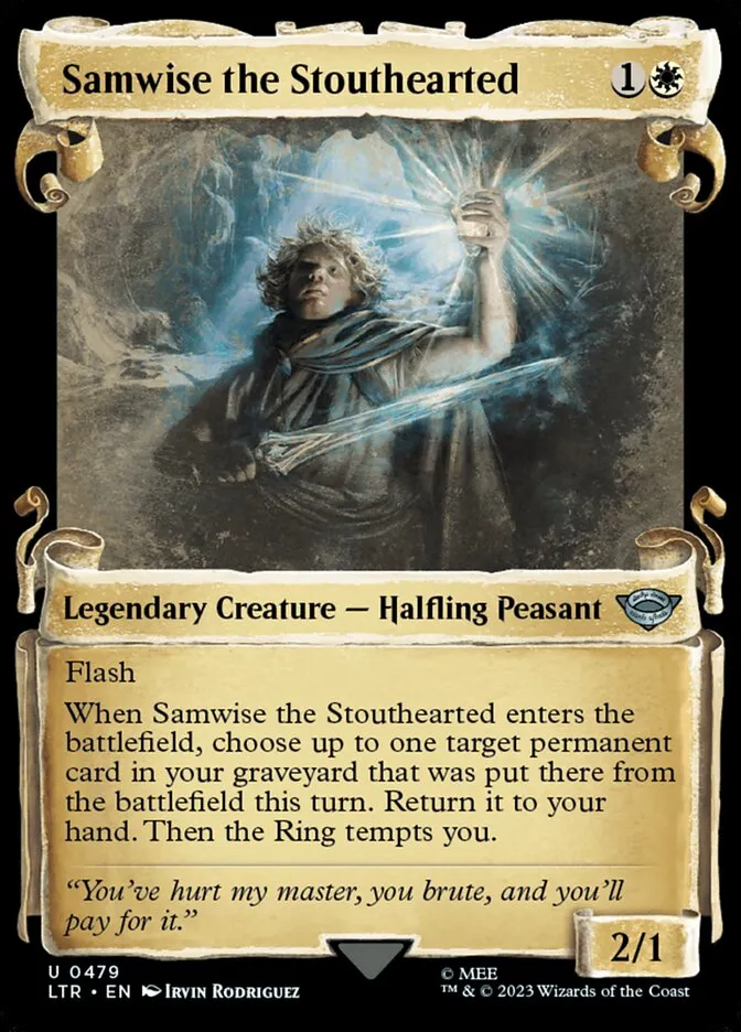 2023 The Lord of the Rings: Tales of Middle-earth Samwise the Stouthearted #479 uncommon card image