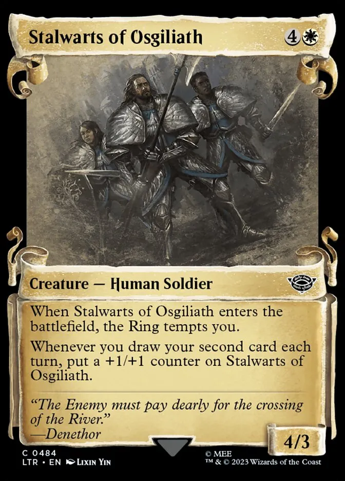 2023 The Lord of the Rings: Tales of Middle-earth Stalwarts of Osgiliath #484 common card image