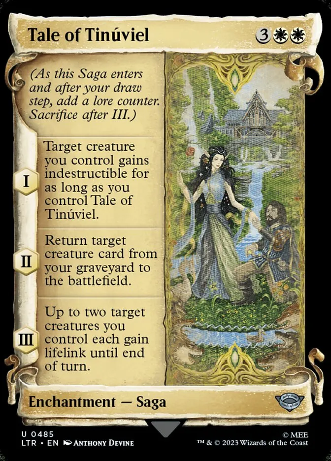 2023 The Lord of the Rings: Tales of Middle-earth Tale of Tinúviel #485 uncommon card image