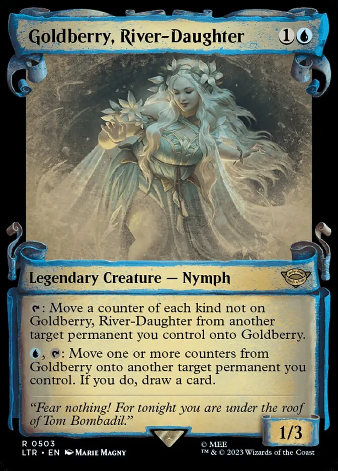 2023 The Lord of the Rings: Tales of Middle-earth Goldberry, River-Daughter #503 rare card image